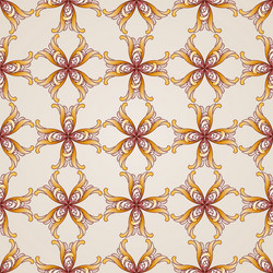 seamless abstract floral pattern in form net vector image