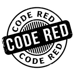 Code red rubber stamp Royalty Free Vector Image