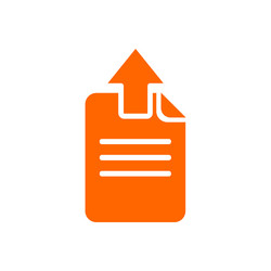 document upload and background vector image