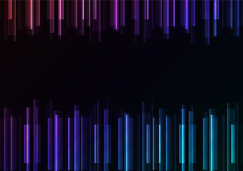 frequency bar overlap in dark background vector image