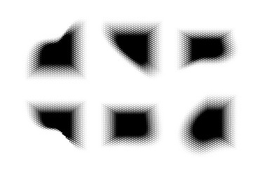 halftone triangle pattern reprographic technique vector image