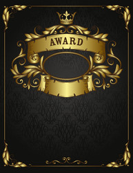 Elegant Vintage Damask Background Vector Image