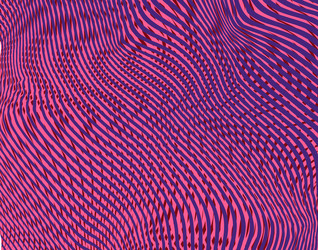 geometric abstract pattern with wavy grid vector image