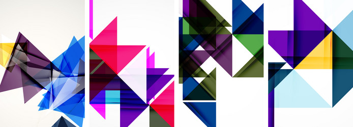 Random Triangle Pattern Vector Images (over 14,000)