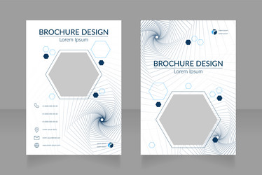 web design and coding service blank brochure vector image