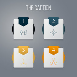 outline team set of tasks publish worker vector image