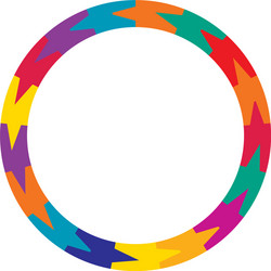 segmented circles from 2 to 20 parts circular vector image