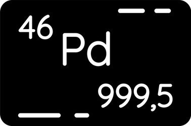 Periodic Table Element Palladium Vector Images (61)