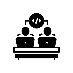 Software Developers Icon vector image