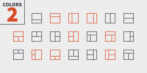 Layout ui pixel perfect well-crafted thin vector