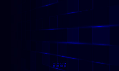 abstract technology concept particle connection vector image