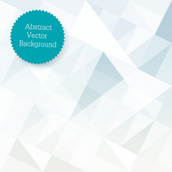 abstract triangles background with label vector image