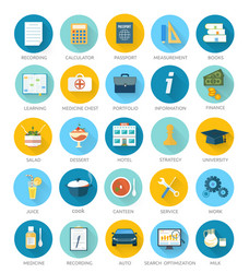 set for web and mobile applications vector image