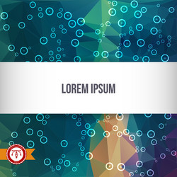 abstract colorful triangles background vector image
