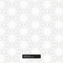 abstract pattern with light gray color background vector image