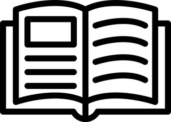 homework linear style icon design vector image