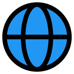 internet used for data sharing across the world vector image