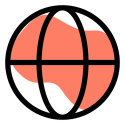 internet used for data sharing across the world vector image