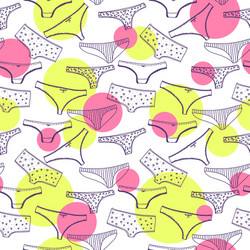 seamless pattern wirh underclothes violet panties Vector Image