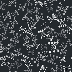 grey neural network icon isolated seamless pattern vector image