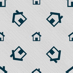home sign icon main page button navigation symbol vector image