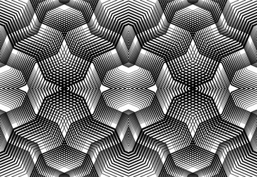 repeatable and tileable grid mesh zig-zag vector image