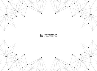 Abstract Tech Connection Network vector image