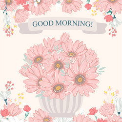 Romantic Flower Bouquet Vector Image