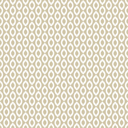 Subtle golden seamless pattern with chains curved vector