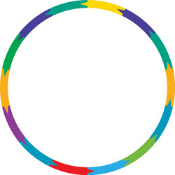 segmented circles from 2 to 20 parts circular vector image