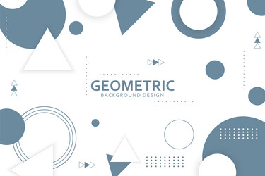 geometric background with abstract shapes design vector image
