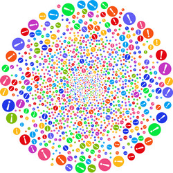 problem spiral exploding globula vector image