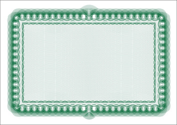 secure background - blank certificate vector image