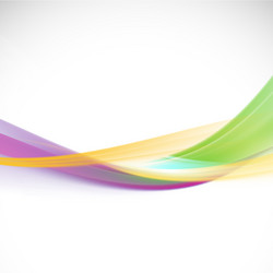 abstract colorful background with smooth wave vector image
