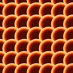 abstract seamless pattern of colorful circles vector image