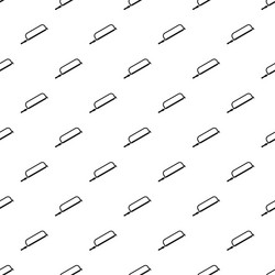 hacksaw for metal pattern simple style vector image