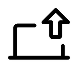 uploading files or data using the laptop vector image