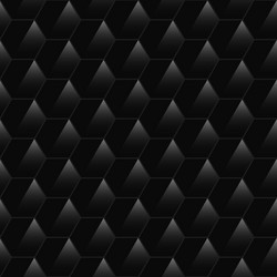 Black seamless hexagonal pattern texture Vector Image