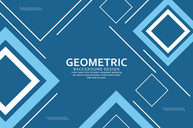 geometric background with abstract shapes design vector image