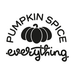 Autumn Lettering - Fall & Harvest Decor Vector Image