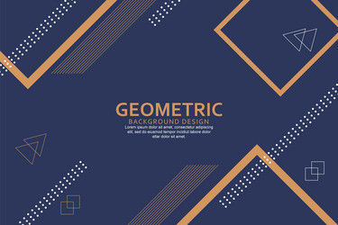 geometric background with abstract shapes design vector image