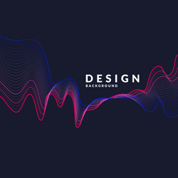 abstract background with a colored dynamic vector image