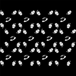 retro object patterns for making seamless vector image