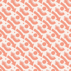 arrows symbol abstract isolated pattern light vector image
