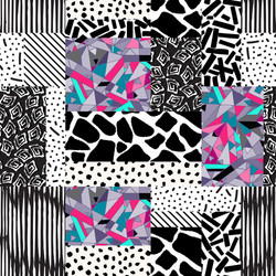 patchwork seamless texture vector image
