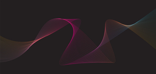 futuristic dots pattern on dark background vector image
