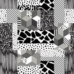 patchwork seamless texture vector image