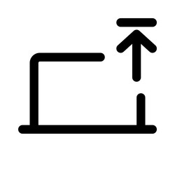 transferring data to server using a laptop vector image