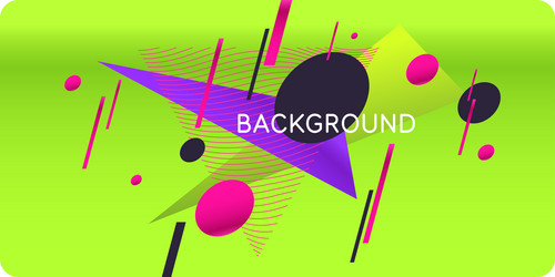 background with abstract shapes a template vector image