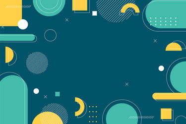 colorful abstract flat geometric background vector image
